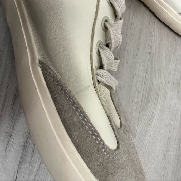 Camper low cut sneakers sz 11. Genuine suede and leather Cream Gray Navy Blue - Picture 10 of 14